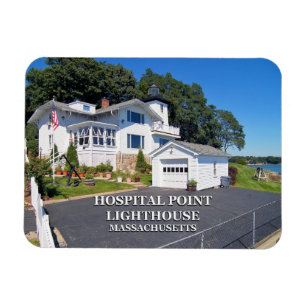 Hospital Point Lighthouse, Massachusetts Magnet