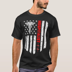 Hospitaliste Amerikaanse vlag Patriottic Medicine  T-shirt