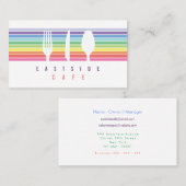 Hospitality Restaurant Cafe Chef Carte de visite (Devant / Derrière)