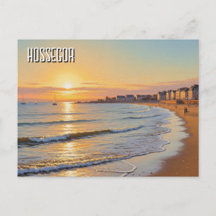 Hossegor Frankrijk Sunset strand Briefkaart