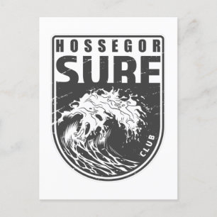 Hossegor Surf Club France Emblem Briefkaart