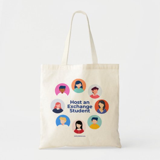Host een Exchange Student Canvas tas (Voorkant)