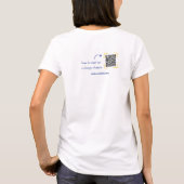 Host een Exchange Student T-shirt - Wit (Achterkant)
