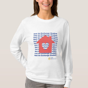 Host een Exchange Student - Vrouwen met lange mouw T-shirt