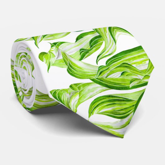 'Hosta avec le Mosta' sur un Cravate (Roulé)