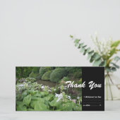 Hosta dans un carte photo de Merci du jardin 2 de (Debout devant)