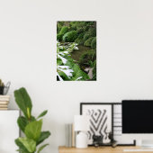 Hosta dans une affiche de jardin zen (Bureau à domicile)