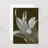 Hosta Flower Photography, Elegante Sepia (Voorkant / Achterkant)