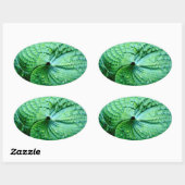 Hosta Heart Ovale Sticker (Vel)