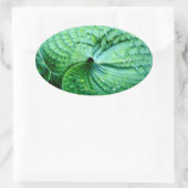 Hosta Heart Ovale Sticker (Tas)