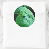 Hosta Heart Ronde Sticker (Tas)