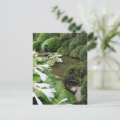 Hosta in a Zen Garden 1 Postcard Briefkaart (Staand voorkant)