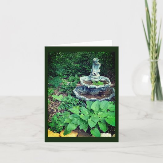 Hosta Tuin Bedankkaart (Voorkant)