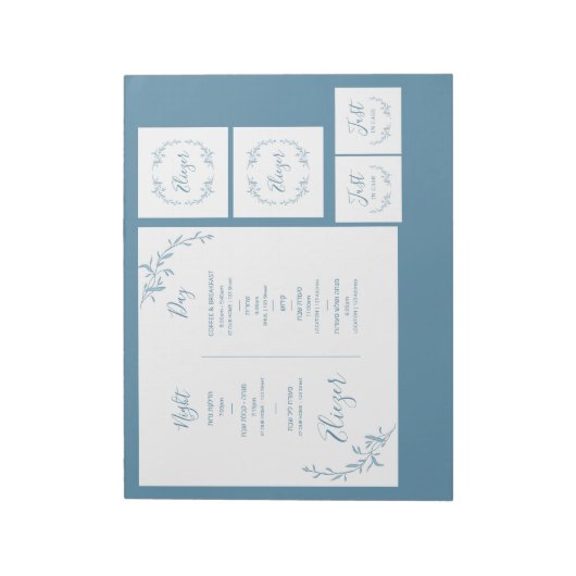 Hostess Box Custom Inside Hoesje - Routebeschrijvi Notitieblok (Gedraaid)