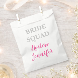 Hostess Bruid Squad Naam Huwelijk Bachelorette Bedankzakje