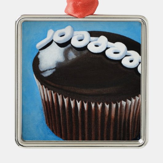 Hostess cupcake metalen ornament (Voorkant)