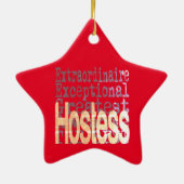 Hostess Extraordinaire Keramisch Ornament (Achterkant)
