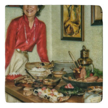 Hostess met de snelste feestdag, Trivet
