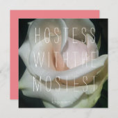 Hostess met de snelste! Thank You kaart (Voorkant / Achterkant)