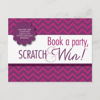 Hostess Scratcher/Postcard-IN-HOME-instructies Briefkaart