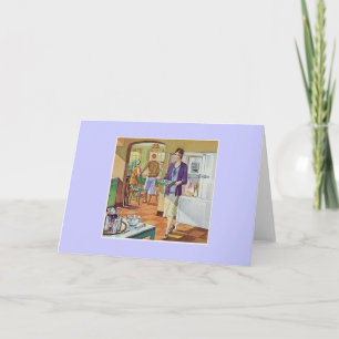 Hostess uit 1930 kaart