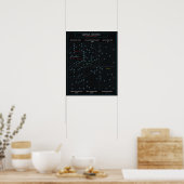 HOSTILE Star Map Poster (Keuken)