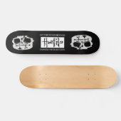 Hostile Tainted W/Honesty Sk8 Board Skateboard (Horizontaal)