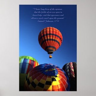 Hot Air ballon #1 Poster