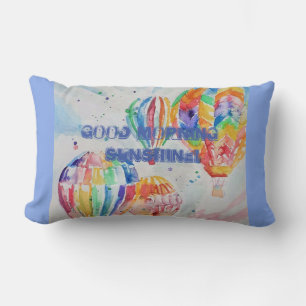 Hot Air ballon Good Morning Sunshine Cushion Kussen