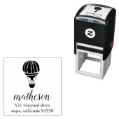 Hot Air Ballon Return Address Stempel (In situ)