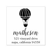 Hot Air Ballon Return Address Stempel (Design)