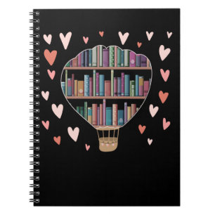 Hot-air ballon Shape Book Lover Library Notitieboek