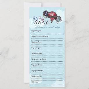 Hot-air ballon - Vernis voor geheugennotitie voor