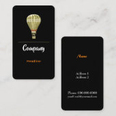 Hot Air Ballon Visitekaartje (Voorkant / Achterkant)