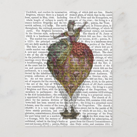 Hot Air Ballon Woman 3 Briefkaart (Voorkant)