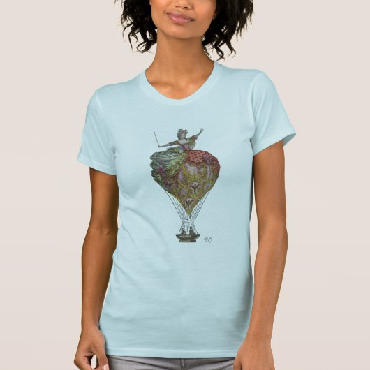 Hot Air Ballon Woman 3 T-shirt (Voorkant)