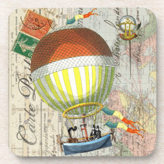 Hot-Air-ballonbriefkaart Bier Onderzetter