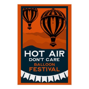 Hot Air-ballonfestival Perfect Poster