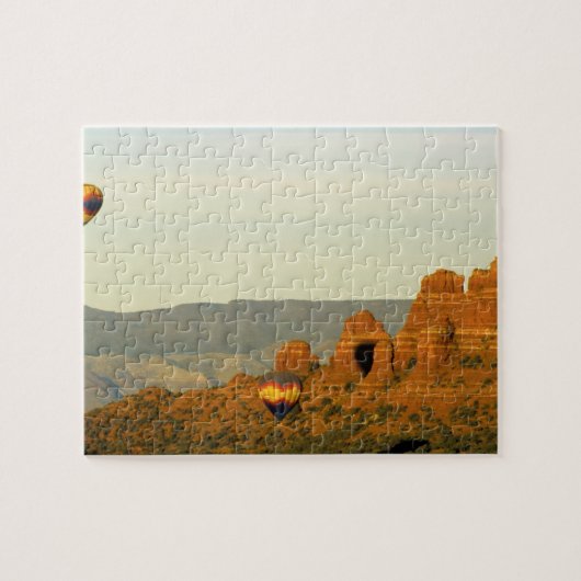 Hot Air-ballonnen in Sedona, Arizona, Verenigde St Legpuzzel (Horizontaal)
