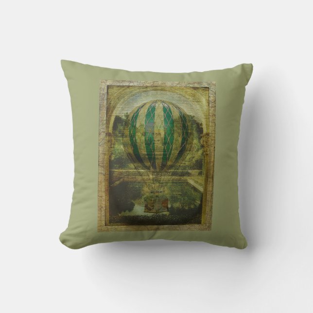 Hot-Air-ballonreis Kussen (Voorkant)