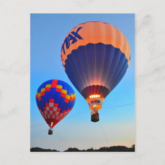 Hot Air Ballons, nieuw Smyrna Beach FL-Briefkaart Briefkaart