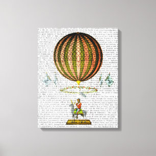 Hot Air ballonzephire Canvas Afdruk