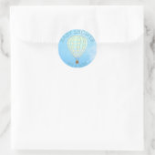 Hot Air Balloon, C'est un garçon, Stickers Baby sh (Sac)