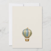 Hot Air Balloon First Birthday Invitation  (Dos)