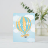 Hot Air Balloon Mots de conseil Carte postale Momm (Debout devant)