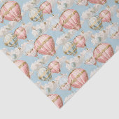 Hot Air Balloon Romantic Pattern Decoupage Tissuepapier (Detail)