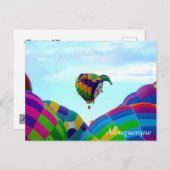 Hot Air Balloon Spectacle Briefkaart (Voorkant / Achterkant)