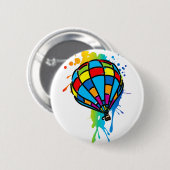 Hot_Air_Balloon_Trip Ronde Button 5,7 Cm (Voorkant /achterkant)