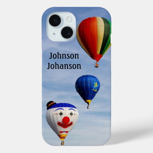 Hot Air Ballooning 3 balloons in sky Case-Mate iPhone Case (Achterkant)