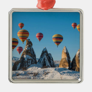 Hot Air Ballooning in Cappadocia Metalen Ornament